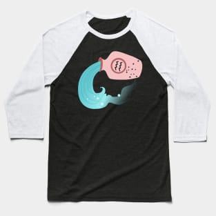 Aquarius (Baby Pink) Baseball T-Shirt